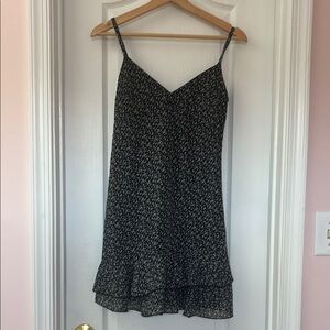 Hollister Black Spaghetti Strap Slip Mini Dress
